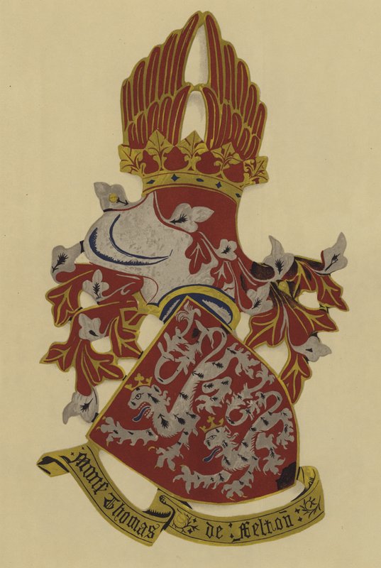 सर थॉमस फेल्टन, 1381-1381 (क्रोमोलिथो) द्वारा विलियम सेंट जॉन होप