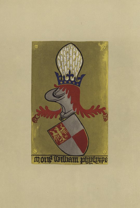 Sir William Phelip, lord Bardolf, c 1418-1441 (chromolitho) द्वारा विलियम सेंट जॉन होप