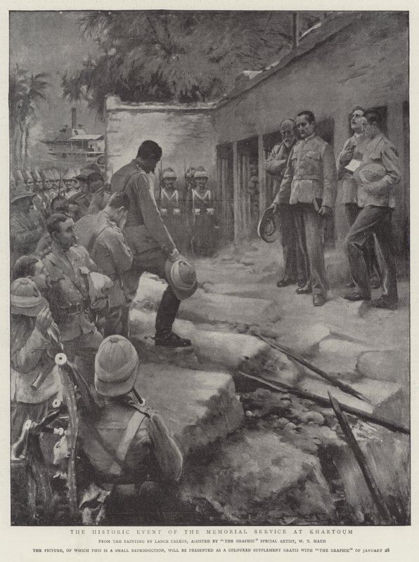 मेमोरी ऑफ गॉर्डन में, खरतौम में मेमोरियल सर्विस का इतिहास कार्यक्रम द्वारा विलियम टी। मौड