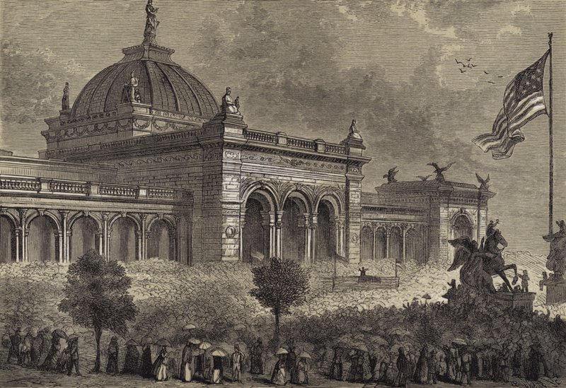 शताब्दी प्रदर्शनी का उद्घाटन, 10 मई 1876 द्वारा फेलिक्स ऑक्टेवियस कार डारले के बाद