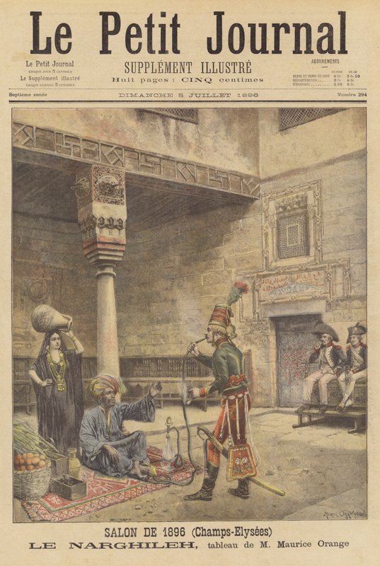 ले नरगिलेह (हुक्का) द्वारा मौरिस हेनरी ऑरेंज के बाद