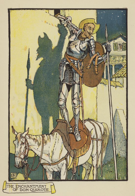 डॉन Quixote के आकर्षण द्वारा वाल्टर क्रेन के बाद