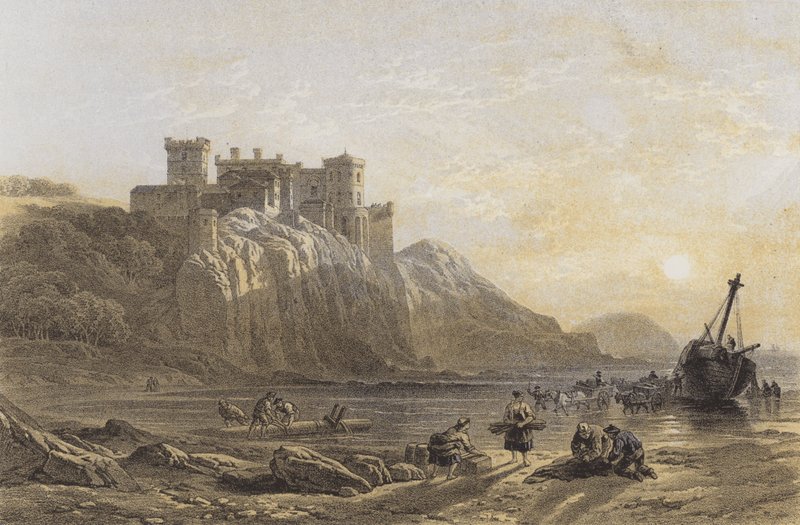 Culzean Castle (क्रोमोलिथो) द्वारा विलियम लेइटन लीच के बाद