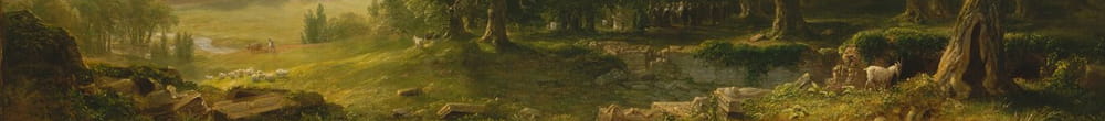 1850 से थानाटॉप्सिस से लैंडस्केपसिन। (Asher Brown Durand)